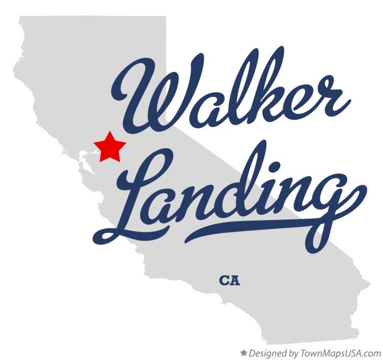 Map of Walker Landing California CA