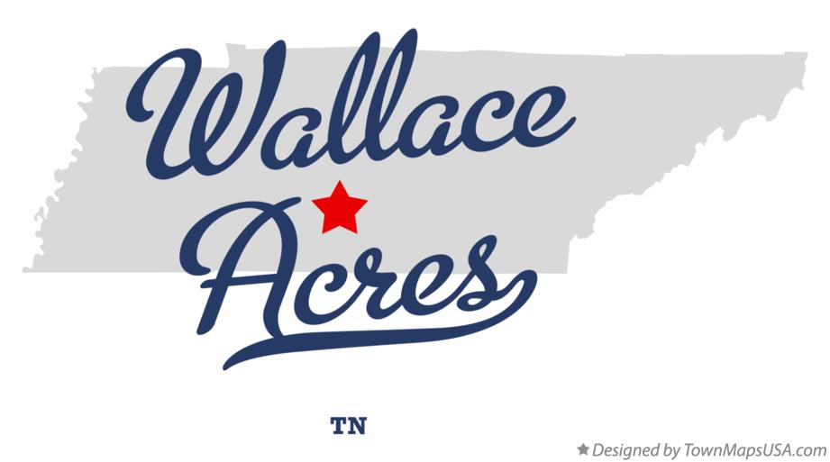 Map of Wallace Acres Tennessee TN