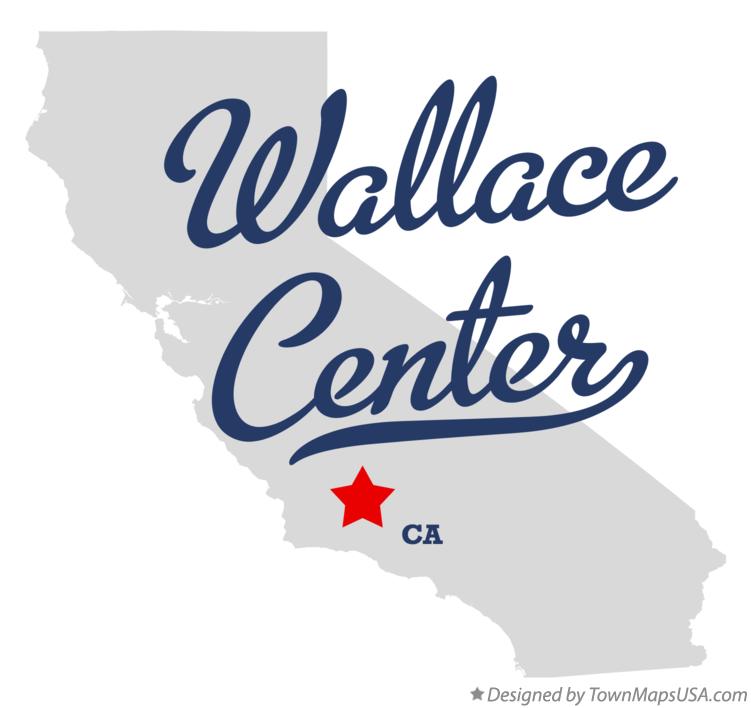 Map of Wallace Center California CA