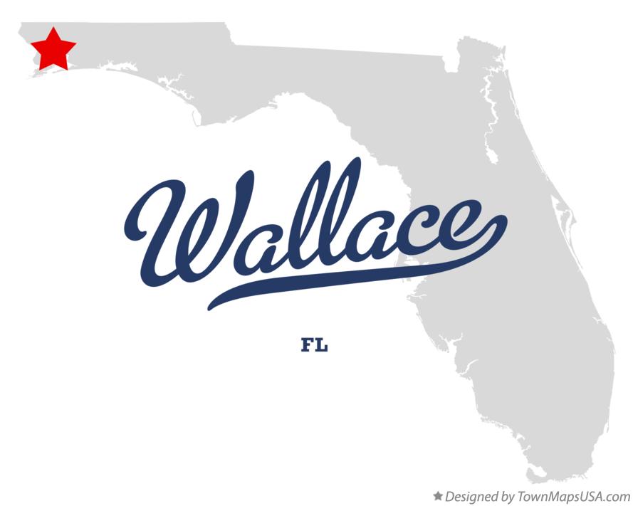 Map of Wallace Florida FL