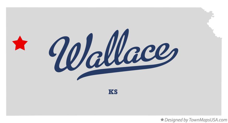 Map of Wallace Kansas KS