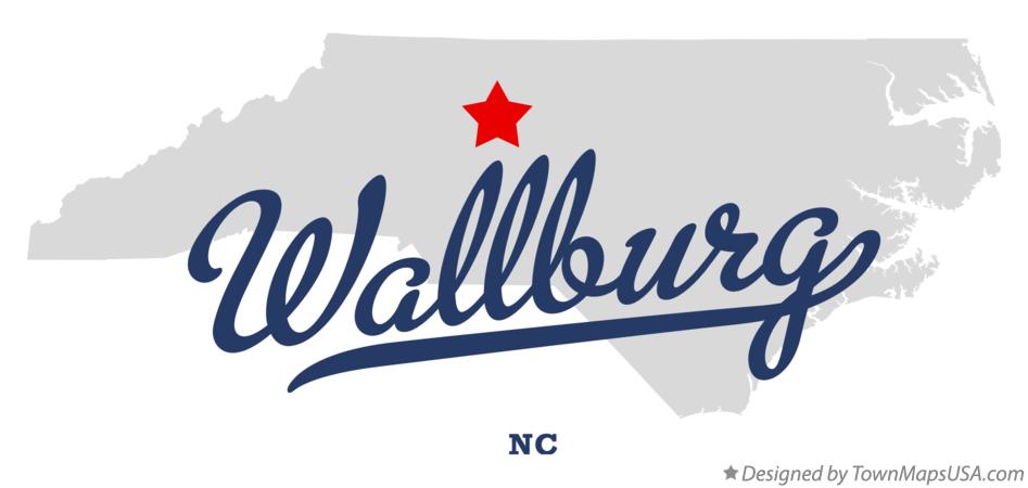 Map of Wallburg North Carolina NC