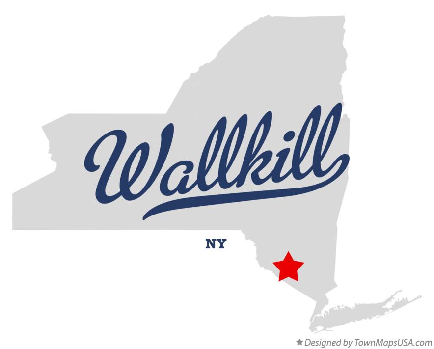 Map of Wallkill New York NY