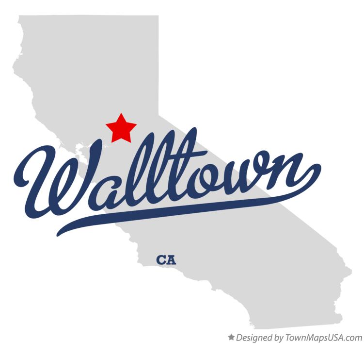 Map of Walltown California CA
