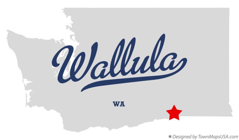 Map of Wallula Washington WA