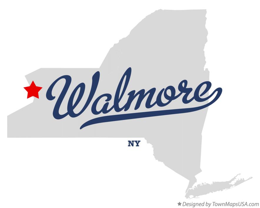 Map of Walmore New York NY