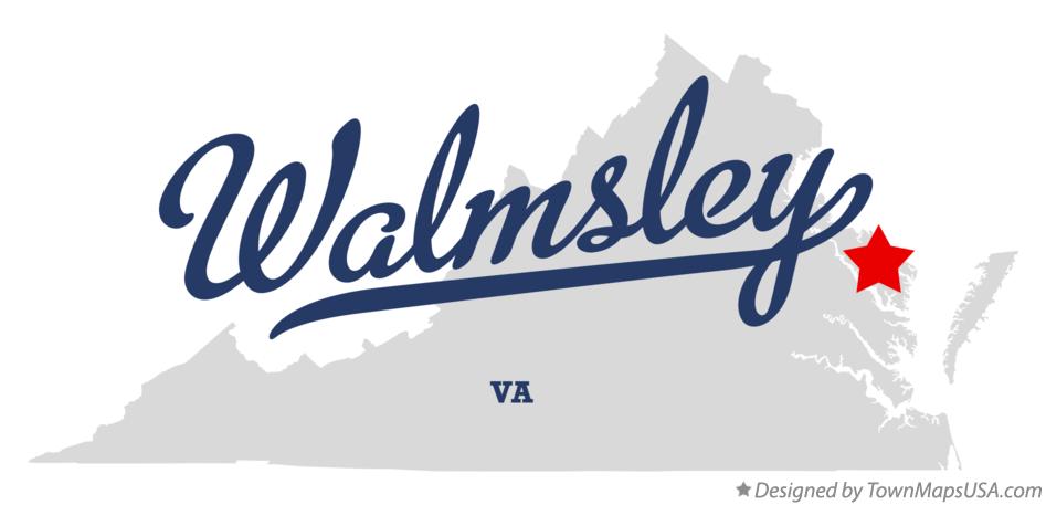 Map of Walmsley Virginia VA