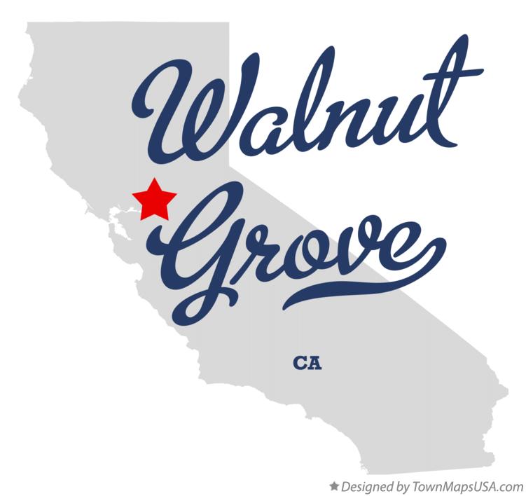 Map Of Walnut Grove Ca California