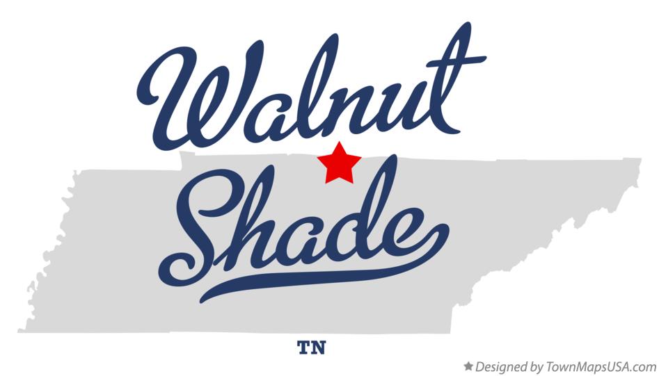 Map of Walnut Shade Tennessee TN