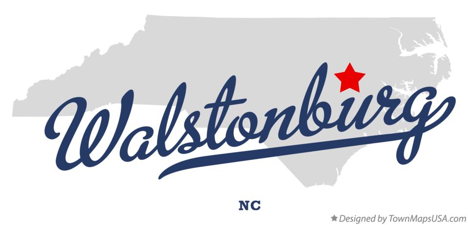 Map of Walstonburg North Carolina NC