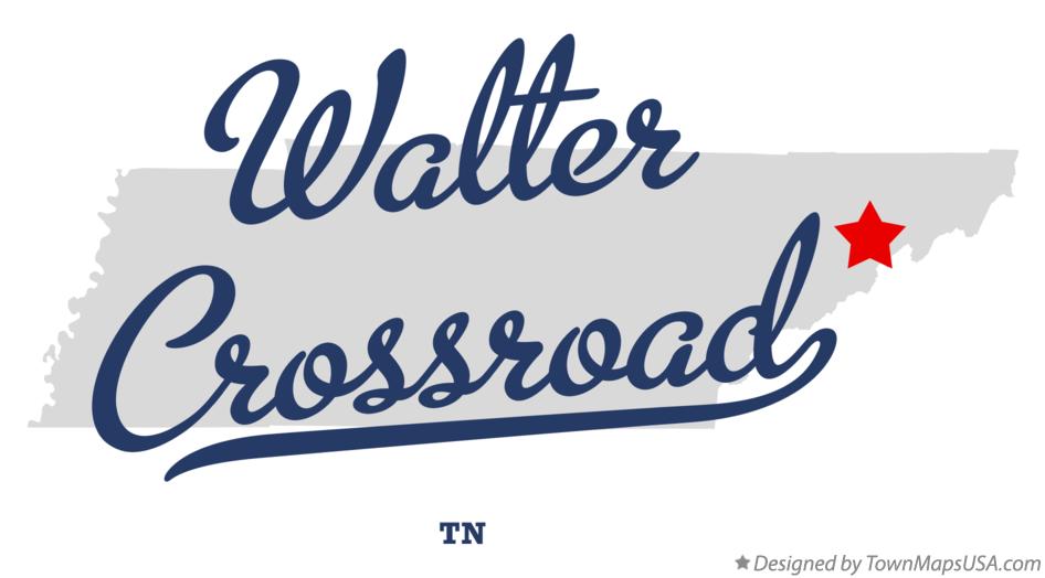 Map of Walter Crossroad Tennessee TN