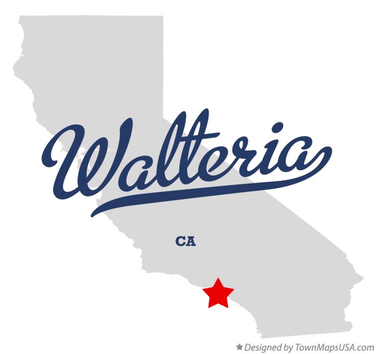 Map of Walteria California CA