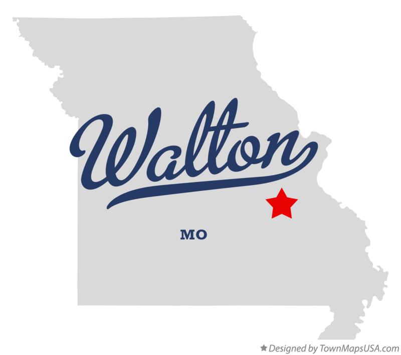 Map of Walton Missouri MO