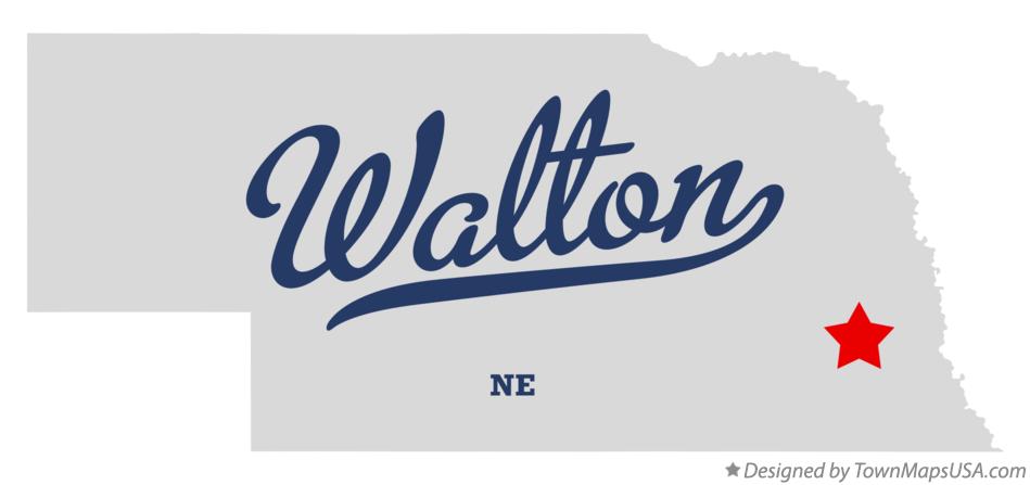 Map of Walton Nebraska NE