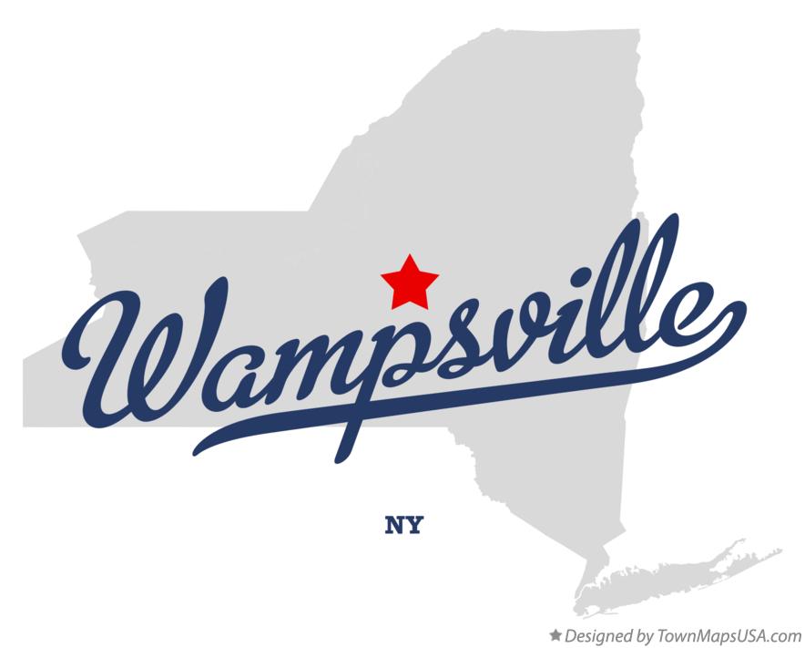 Map of Wampsville New York NY