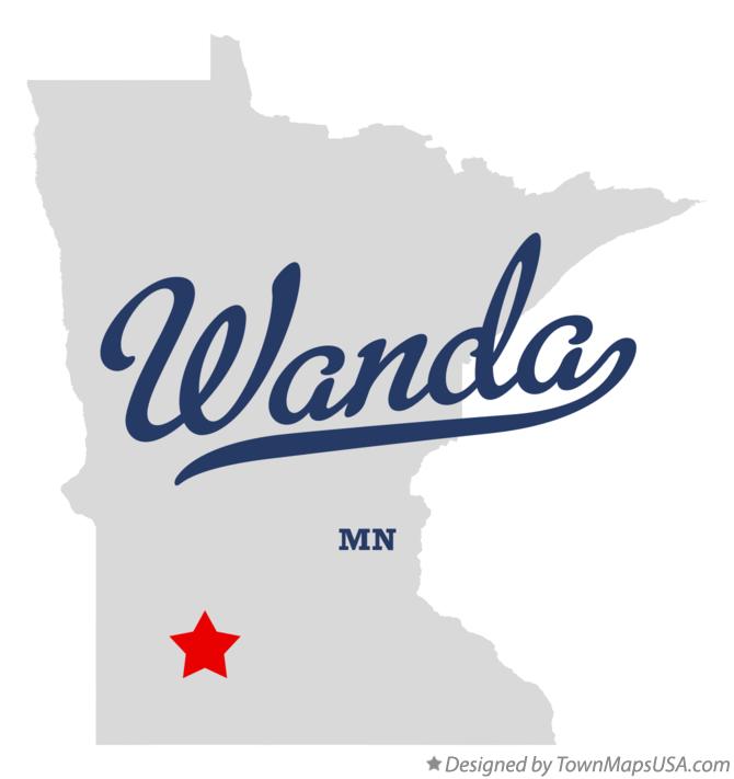 Map of Wanda Minnesota MN