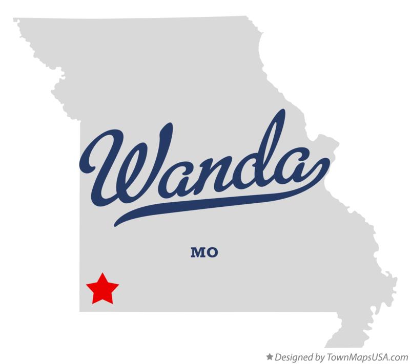 Map of Wanda Missouri MO