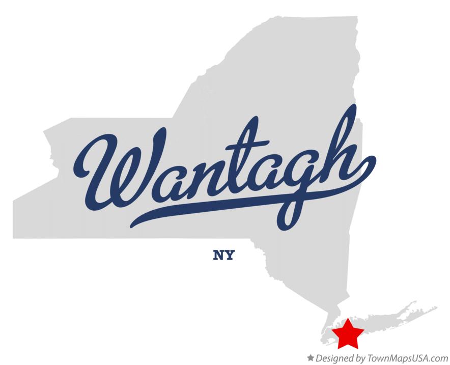 Map of Wantagh New York NY