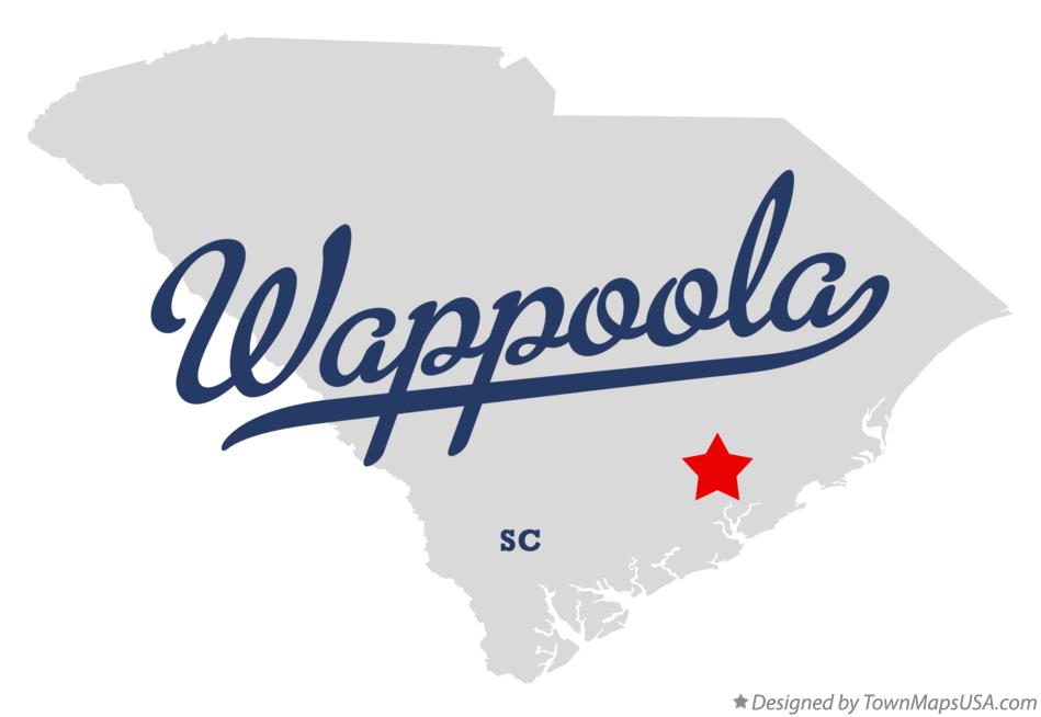 Map of Wappoola South Carolina SC