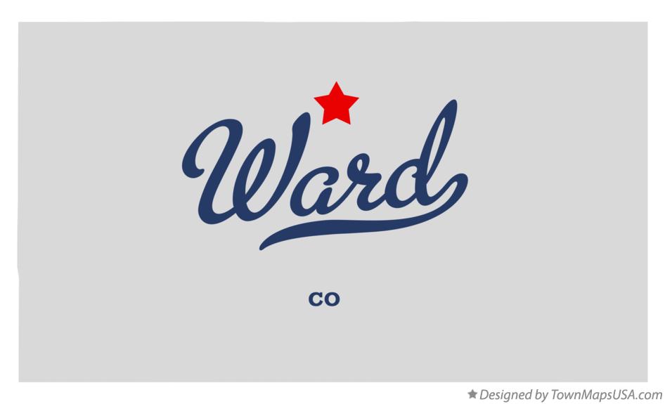 Map of Ward Colorado CO