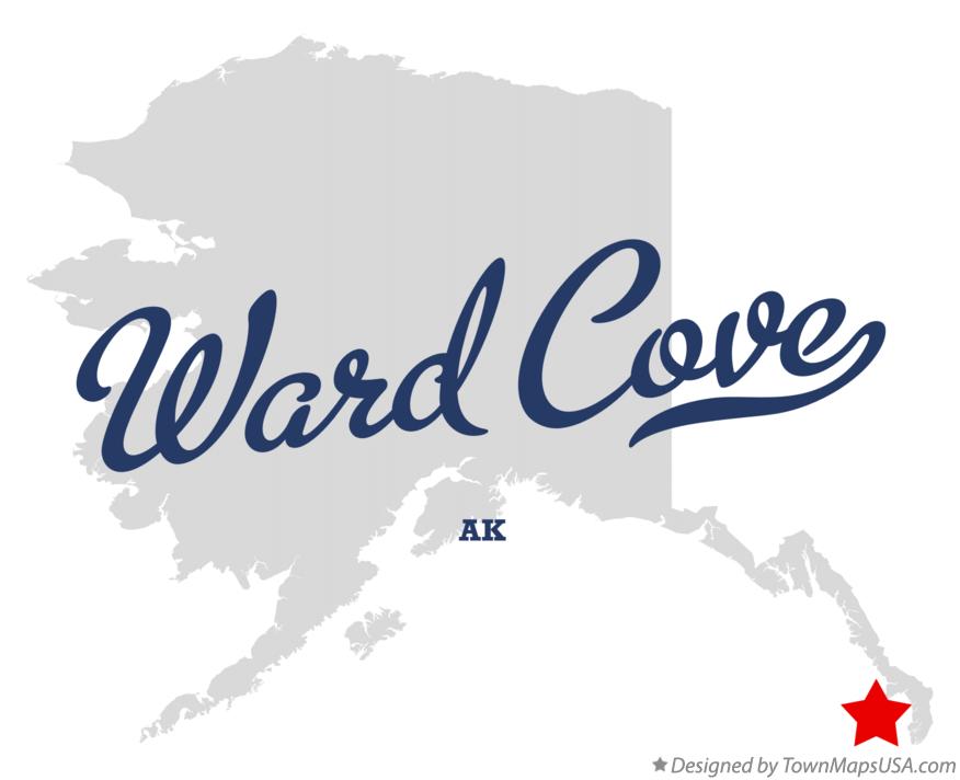 Map of Ward Cove Alaska AK