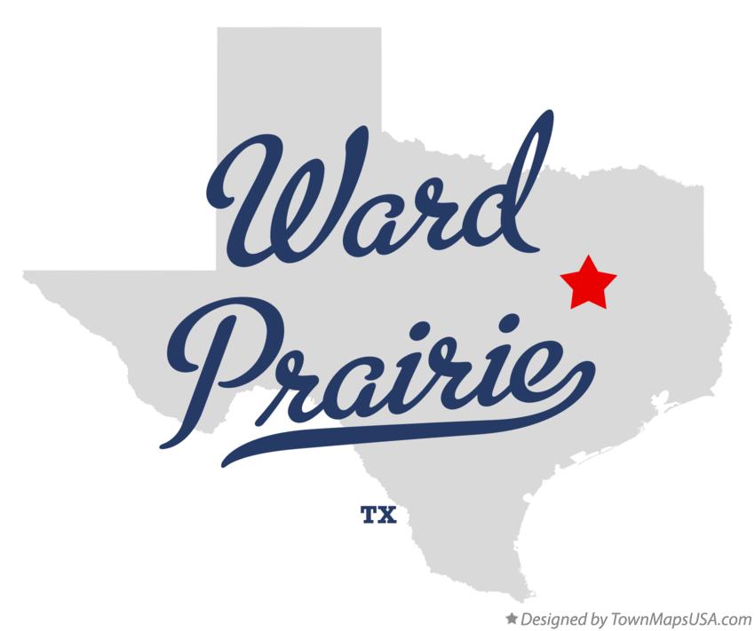 Map of Ward Prairie Texas TX