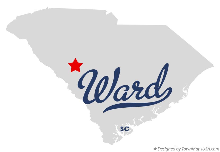 Map of Ward South Carolina SC