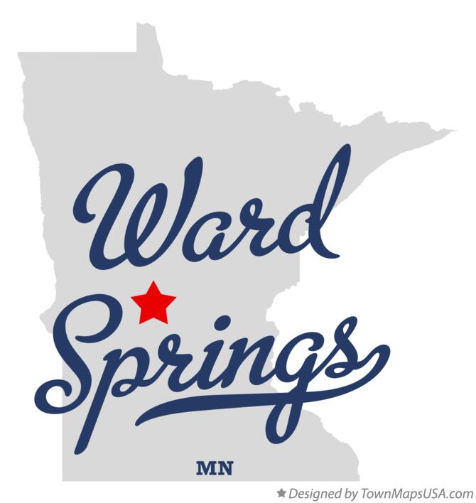 Map of Ward Springs Minnesota MN