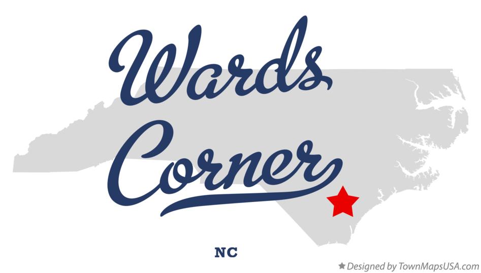 Map of Wards Corner North Carolina NC