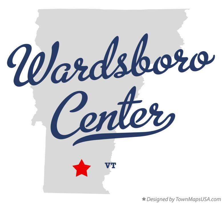 Map of Wardsboro Center Vermont VT