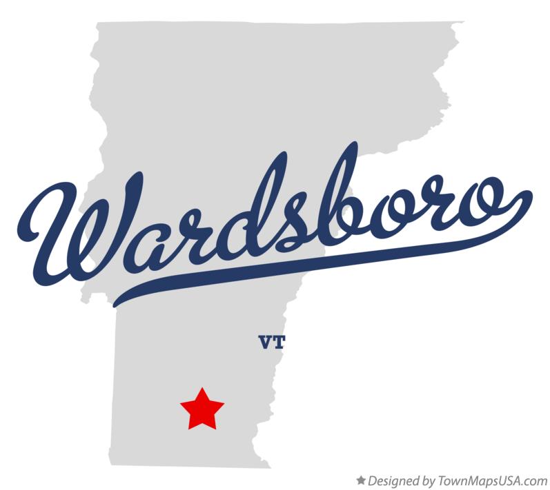Map of Wardsboro Vermont VT