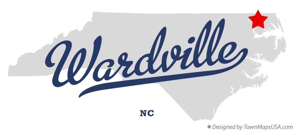 Map of Wardville North Carolina NC