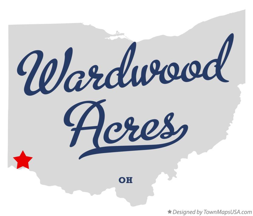 Map of Wardwood Acres Ohio OH