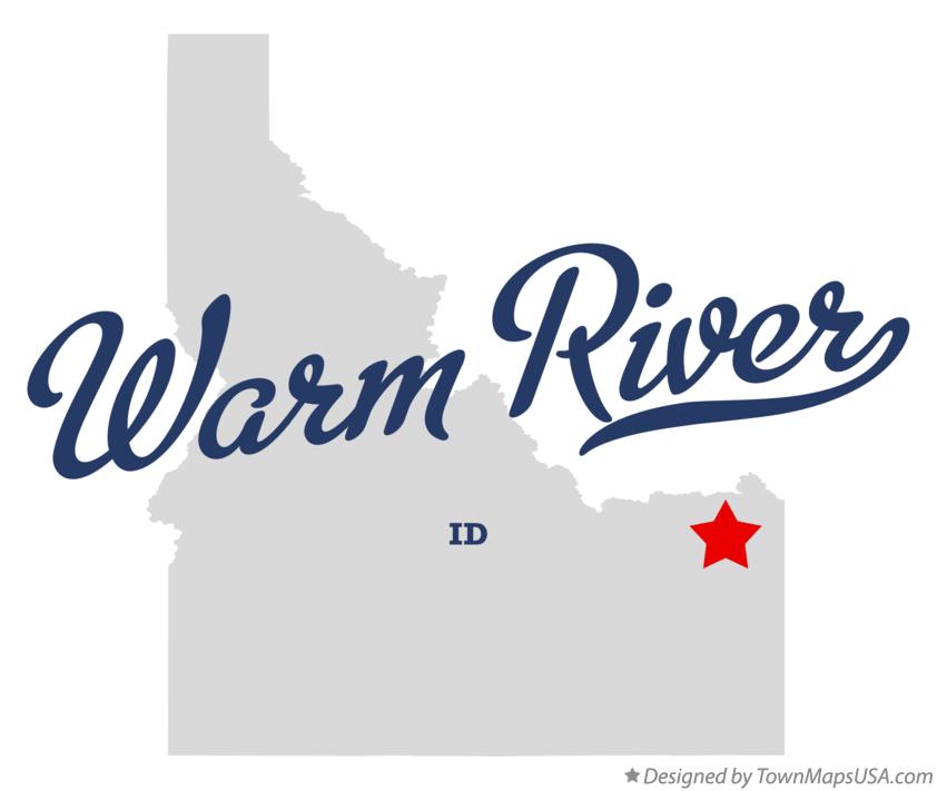 Map of Warm River Idaho ID