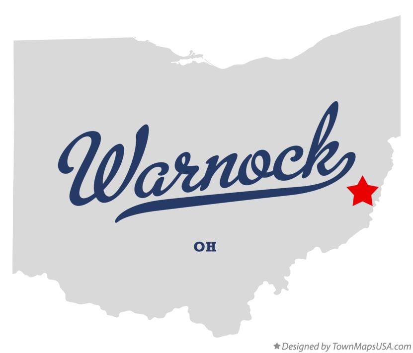 Map of Warnock Ohio OH