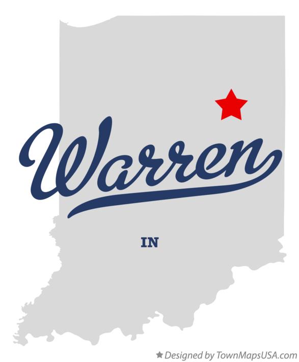 Map of Warren Indiana IN