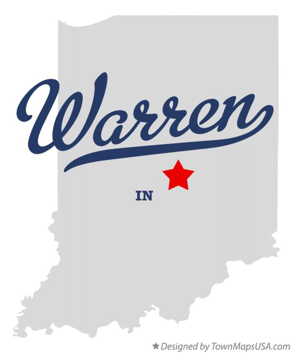 Map of Warren Indiana IN