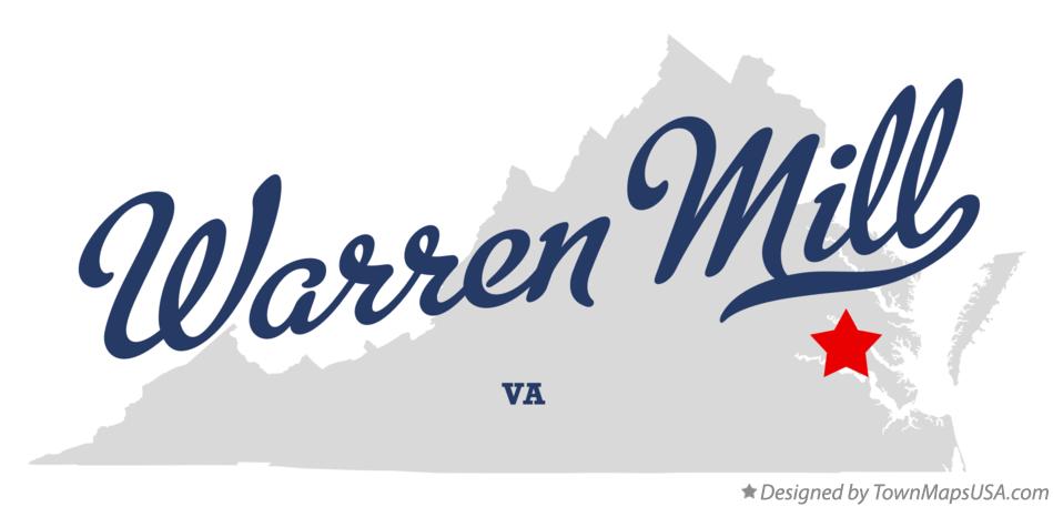 Map of Warren Mill Virginia VA