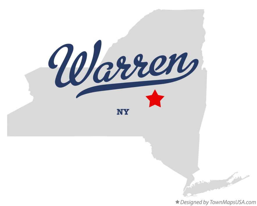 Map of Warren New York NY