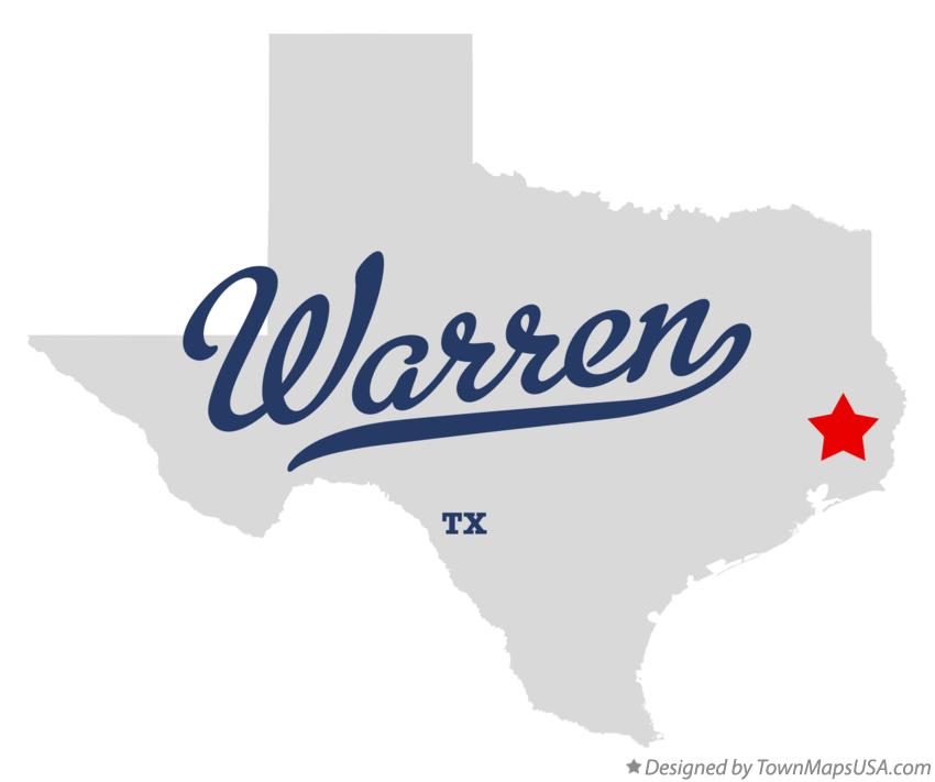 Map of Warren Texas TX