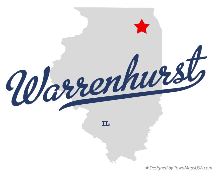 Map of Warrenhurst Illinois IL