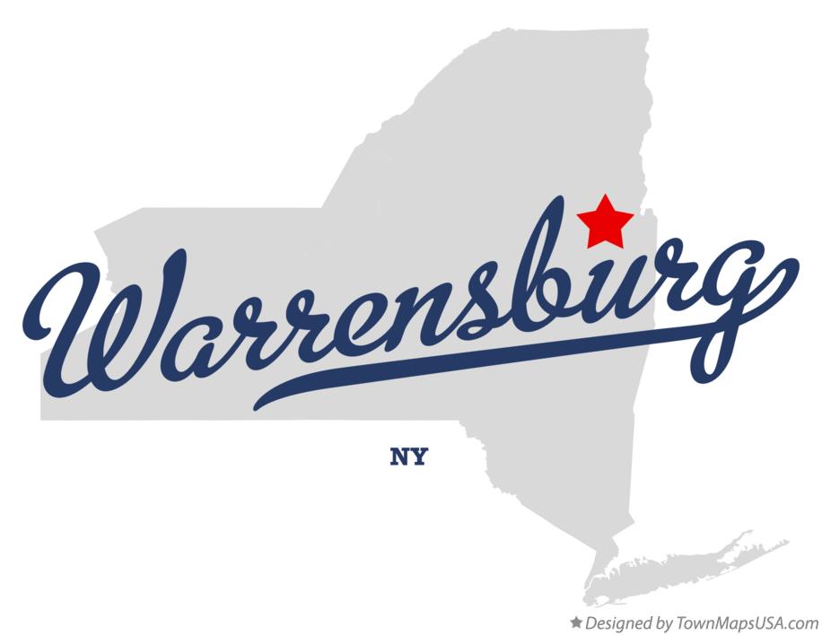 Map of Warrensburg New York NY