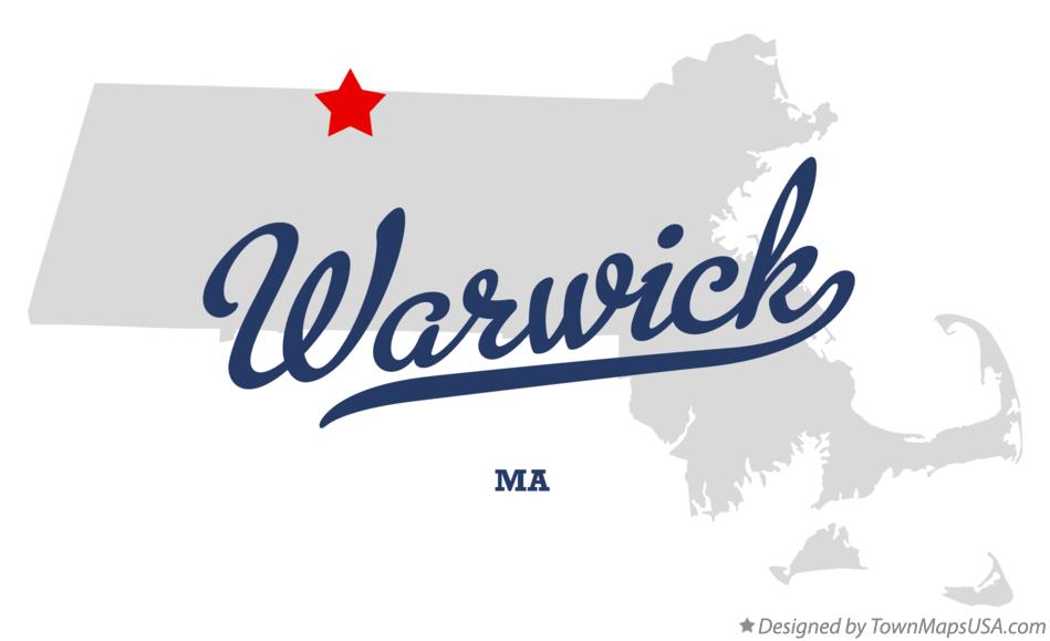 Map of Warwick Massachusetts MA
