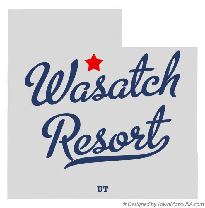 Map of Wasatch Resort Utah UT
