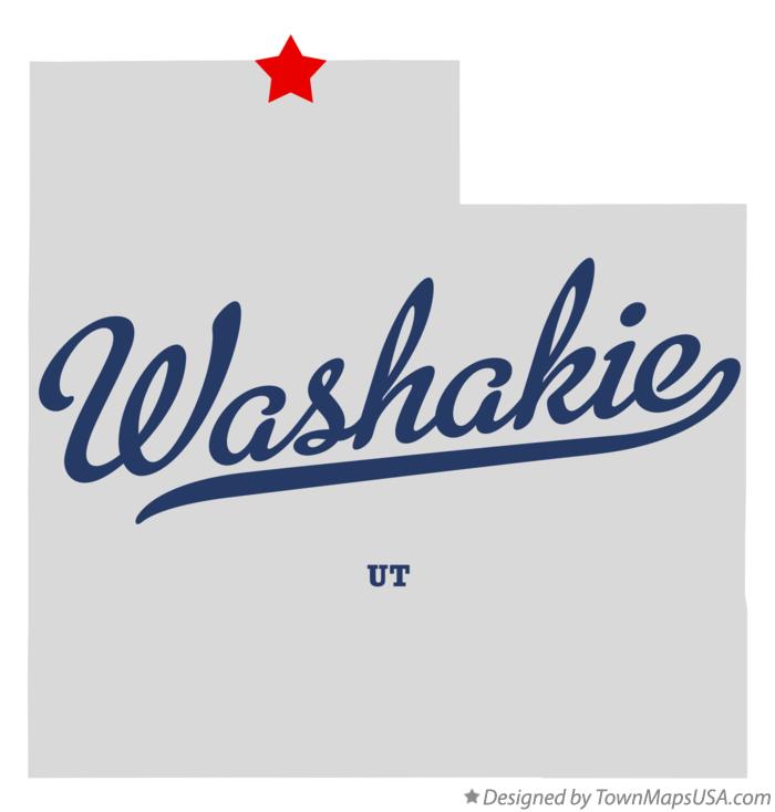 Map of Washakie Utah UT