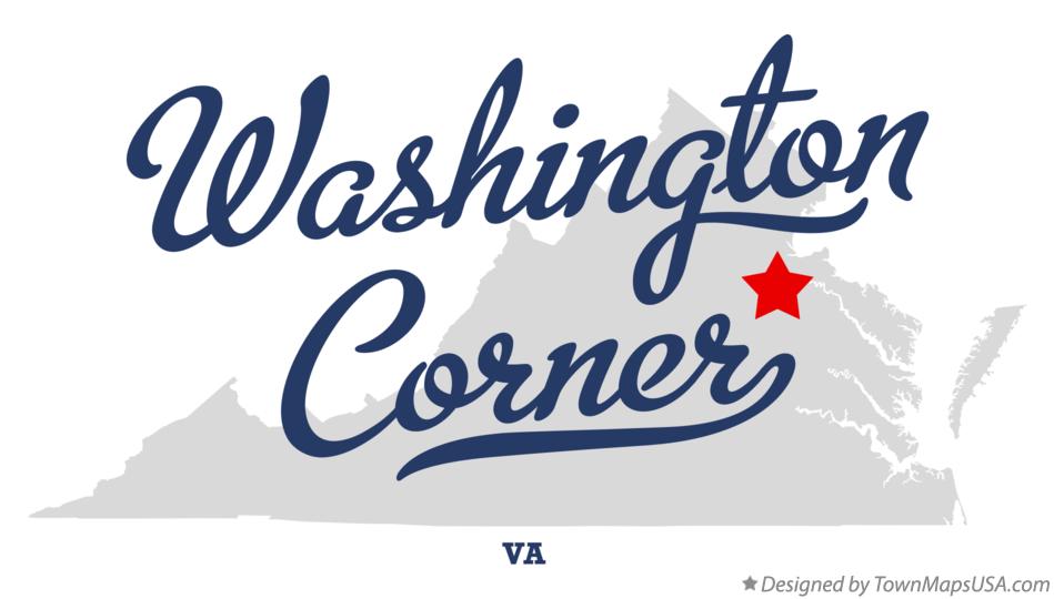 Map of Washington Corner Virginia VA