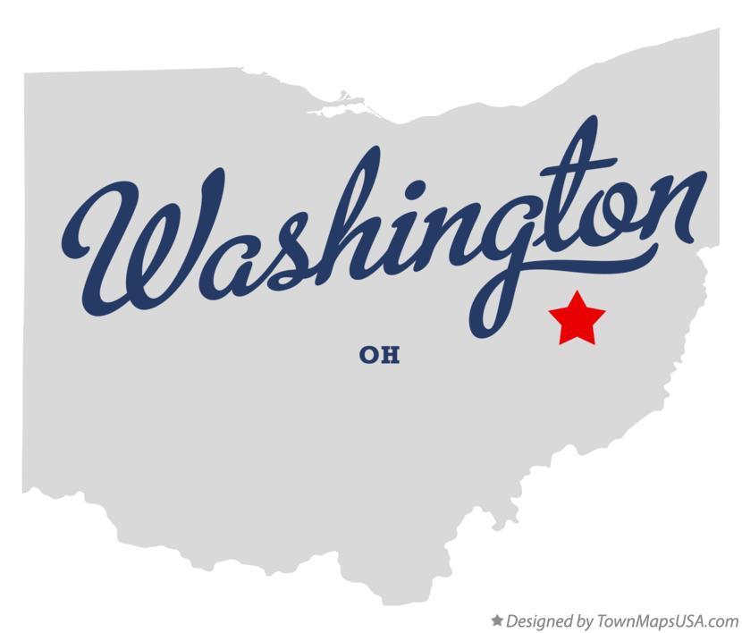 Map of Washington Ohio OH