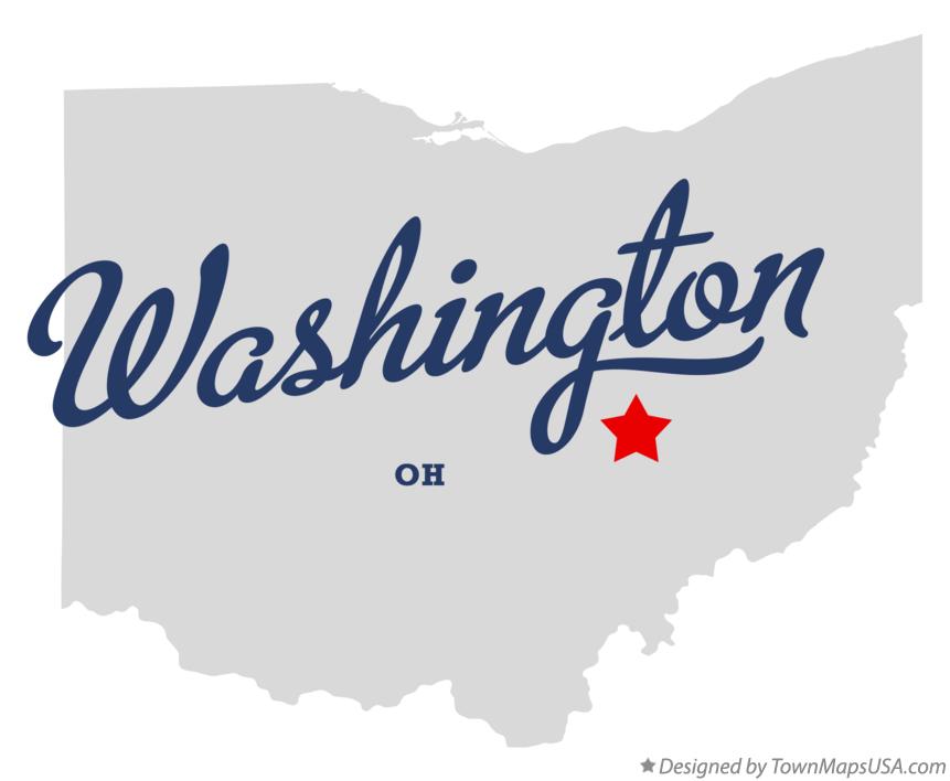 Map of Washington Ohio OH