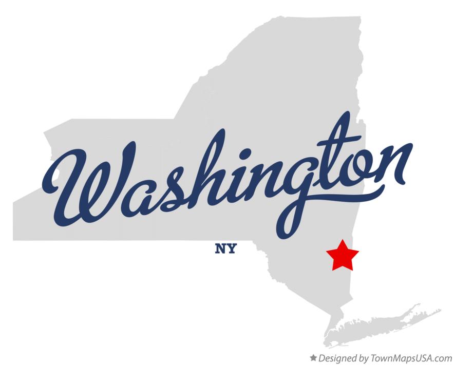 Map of Washington New York NY