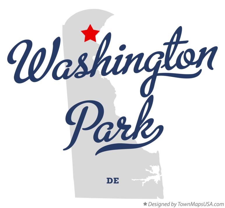 Map of Washington Park Delaware DE